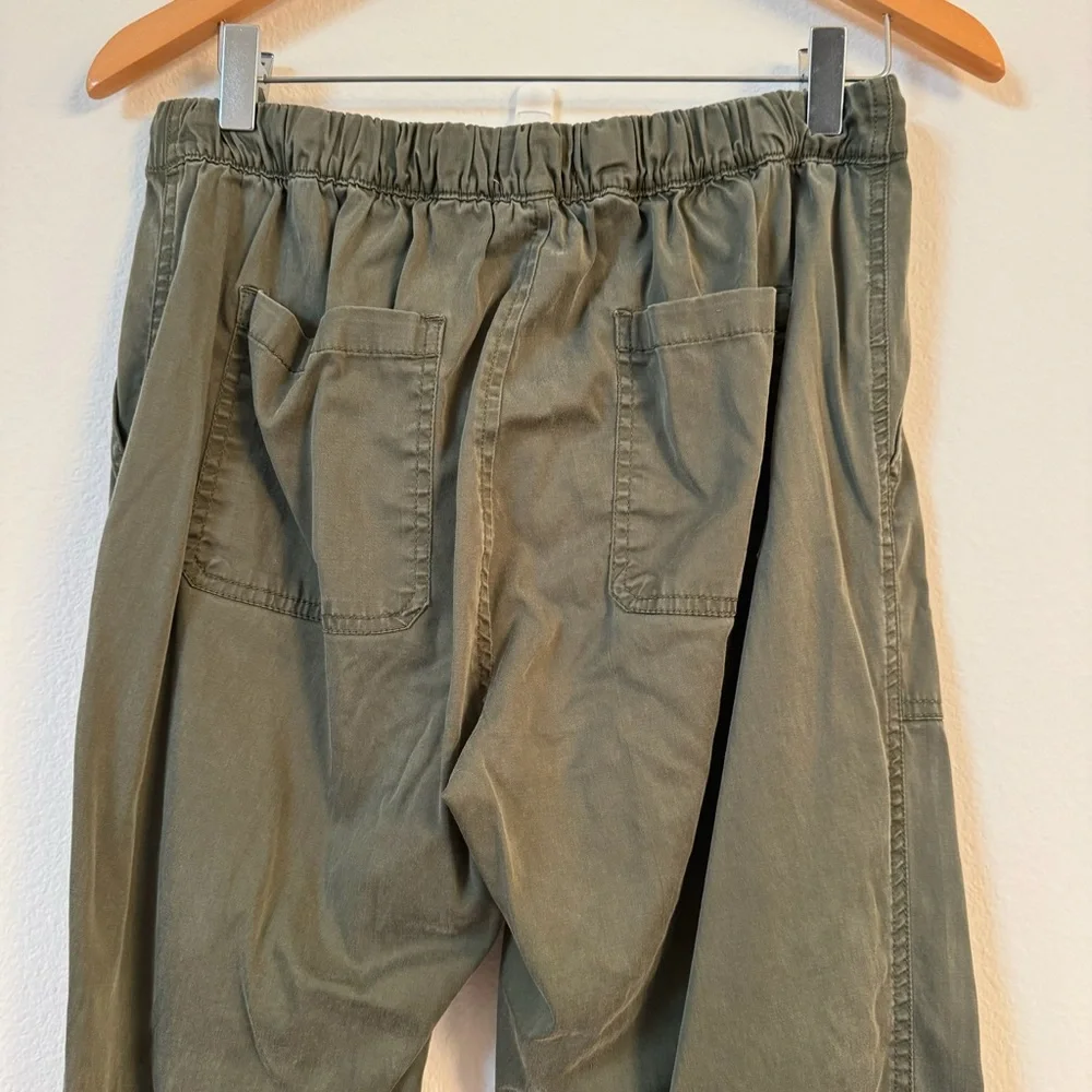 Lou & Grey Cosmic Drawstring Joggers Olive Army Green S - Picture 7 of 14